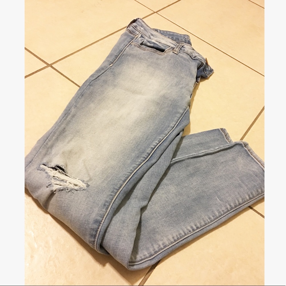 AEO Lightwash Jeggings